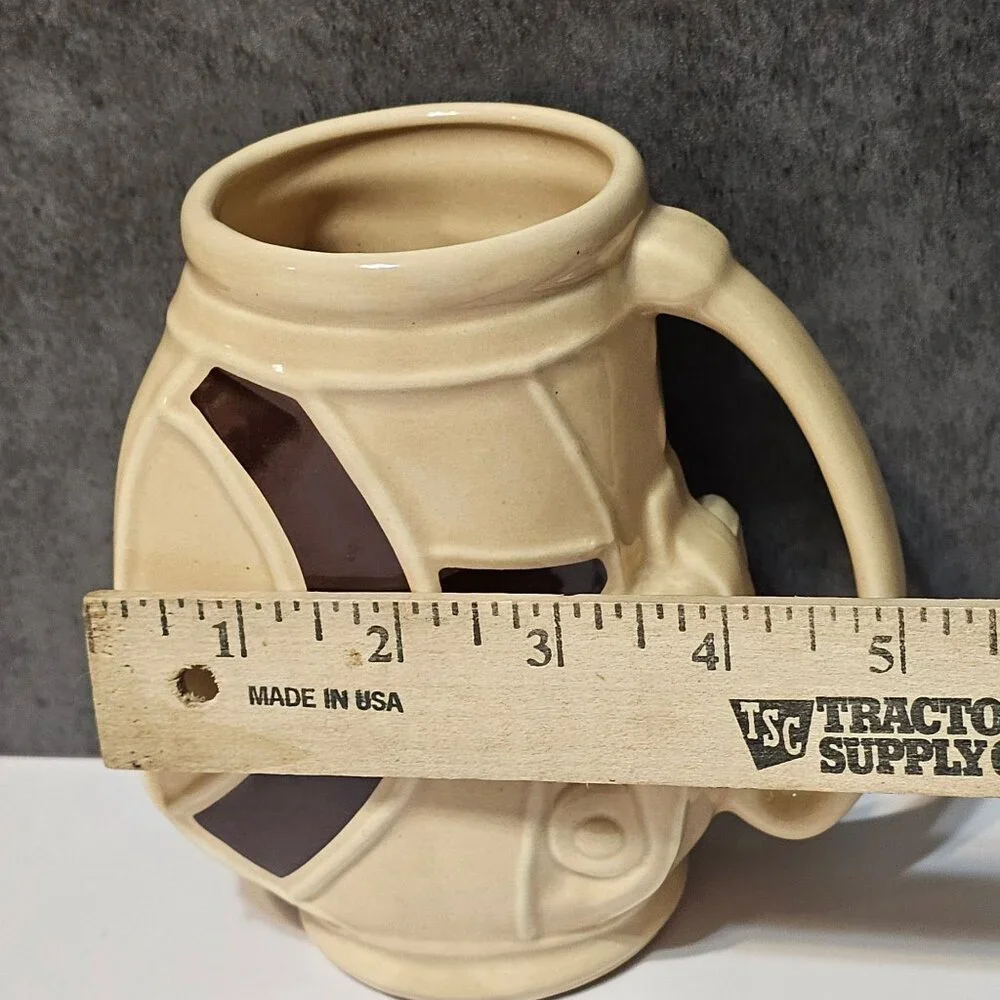 Vintage GOLF BAG Ceramic Beer Stein Coffee Mug Pencil Holder Approx. 16 oz